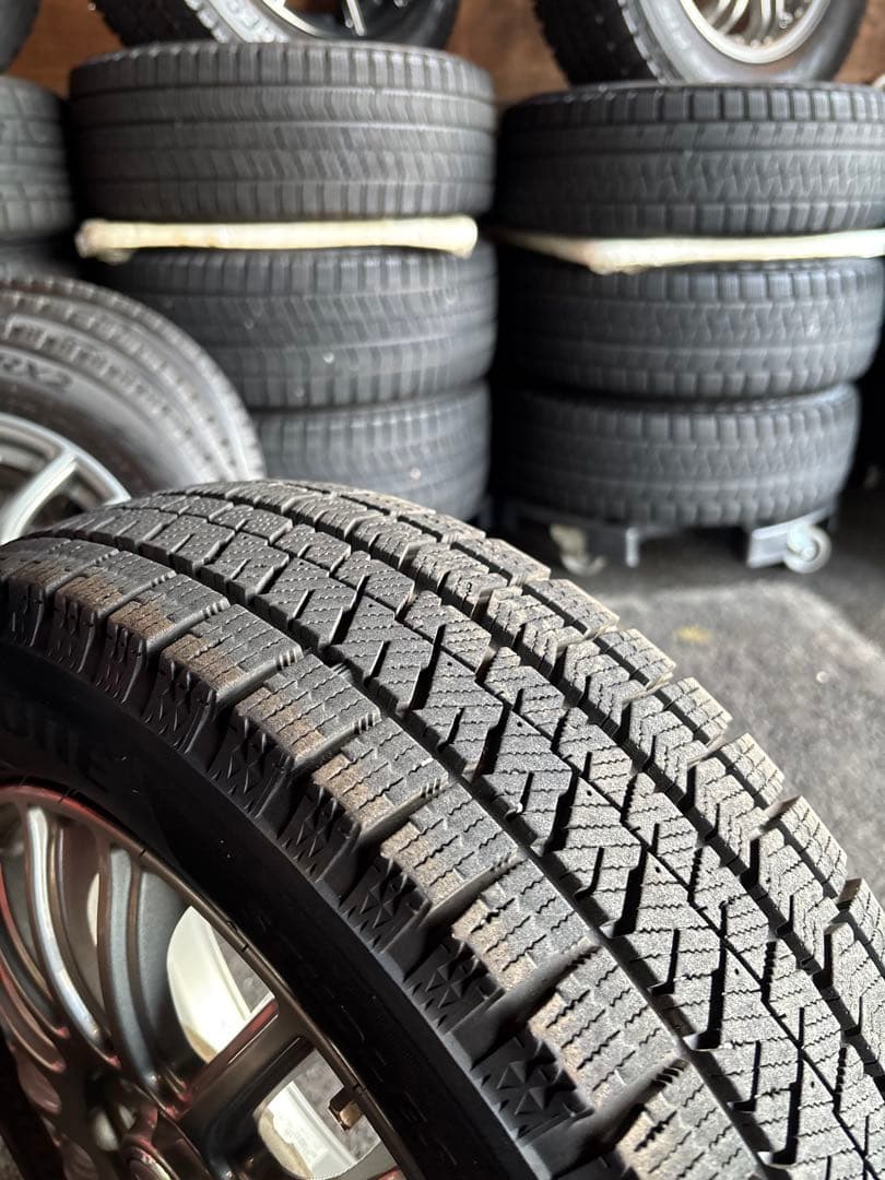 ◇送料込み◇ 155/65R13 中古スタッドレスホイールセット VRX2