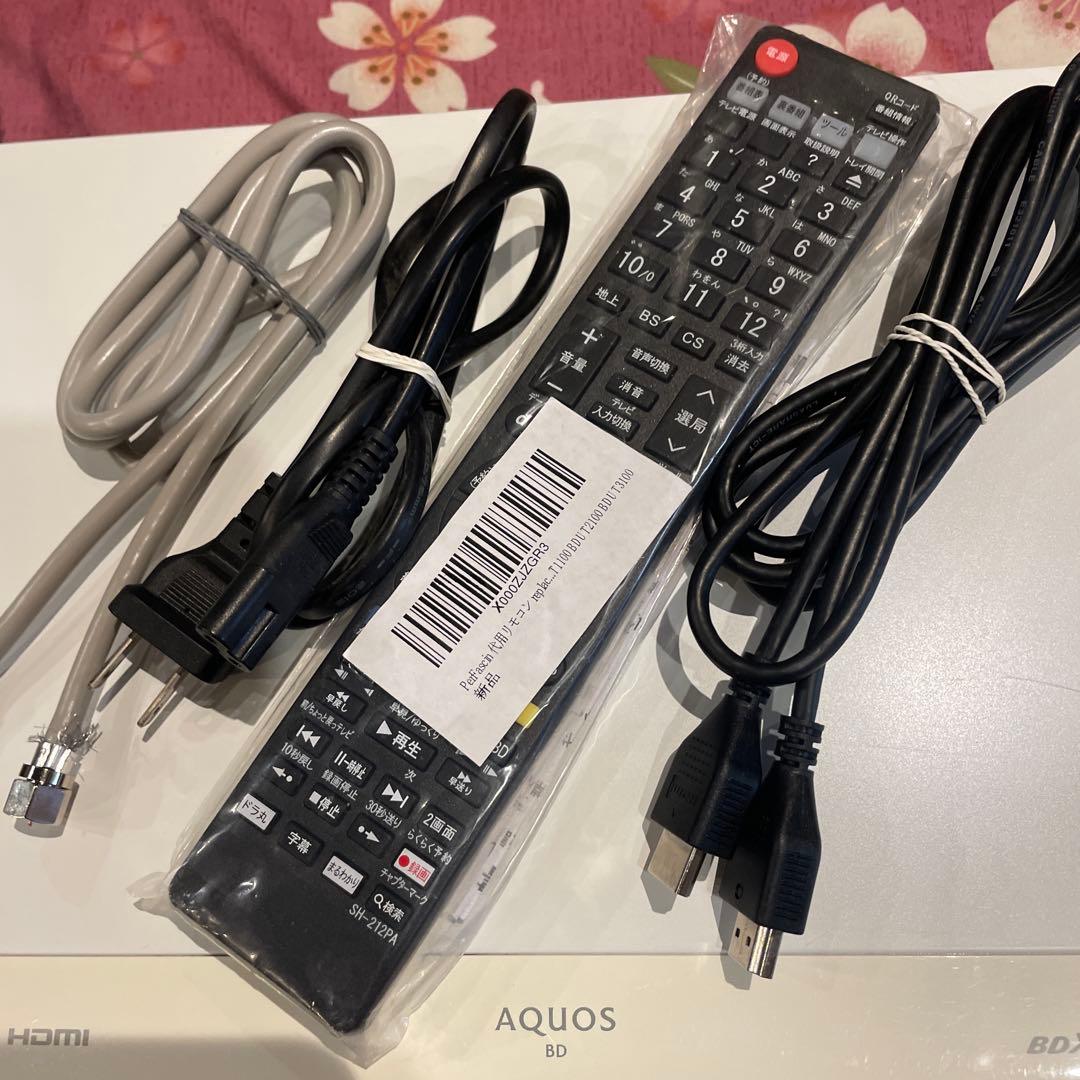 SHARP BD-W550SW 12倍録 500GB 新リモ等付フル装備 完動品