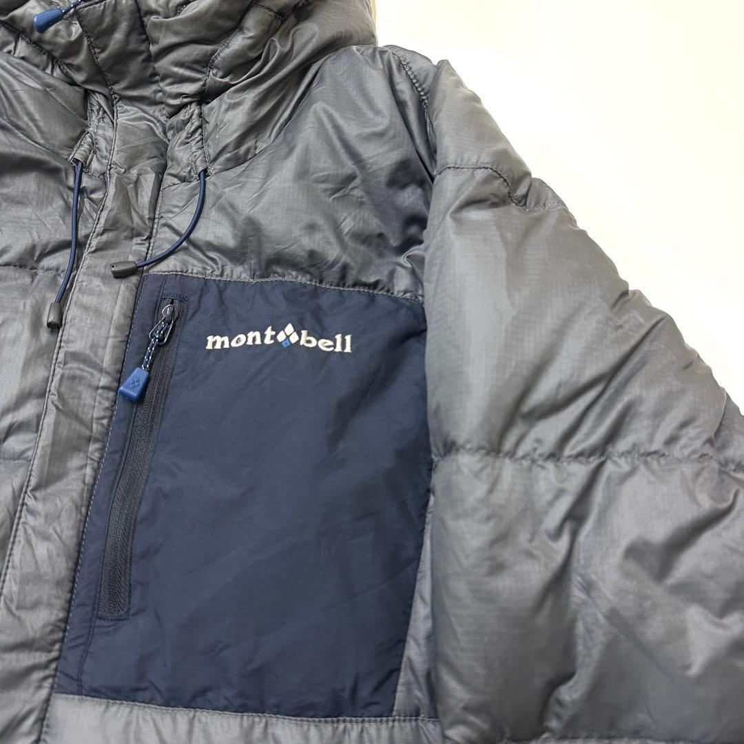 mont-bell コロラドコート リバーシブル ダウンコート ネイビー×グレー