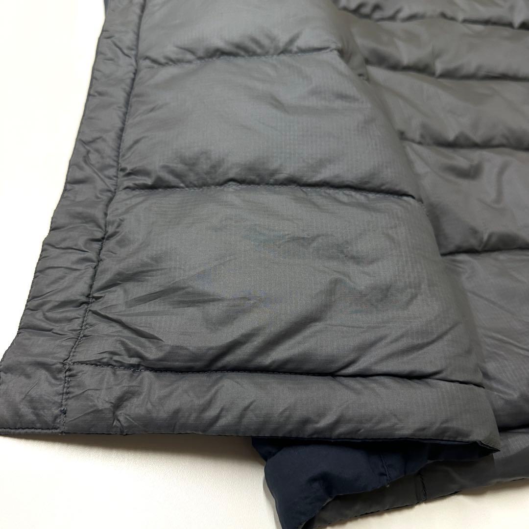 mont-bell コロラドコート リバーシブル ダウンコート ネイビー×グレー