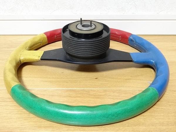 イタリア製 MOMO ベネトン F1 ステアリング ハンドル 旧車 アメ車