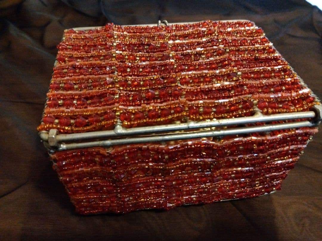 希少★キラキラかわいい★Afternoon Tea ビーズ小物入れ