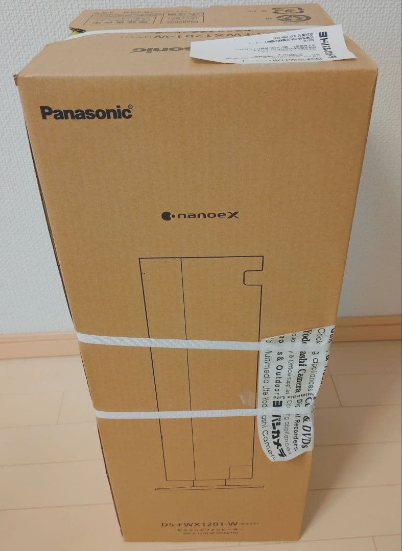未使用保証書・箱付 パナソニックセラミックファンヒーターDS-FWX1201-W