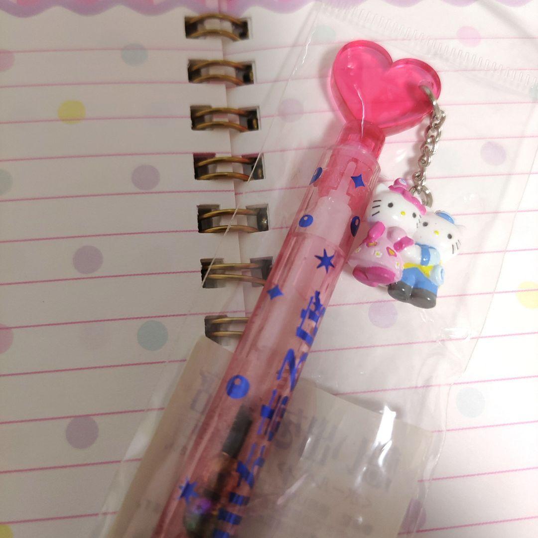 ハート型ノック　キティ　ダニエル　サンリオ　ボールペン