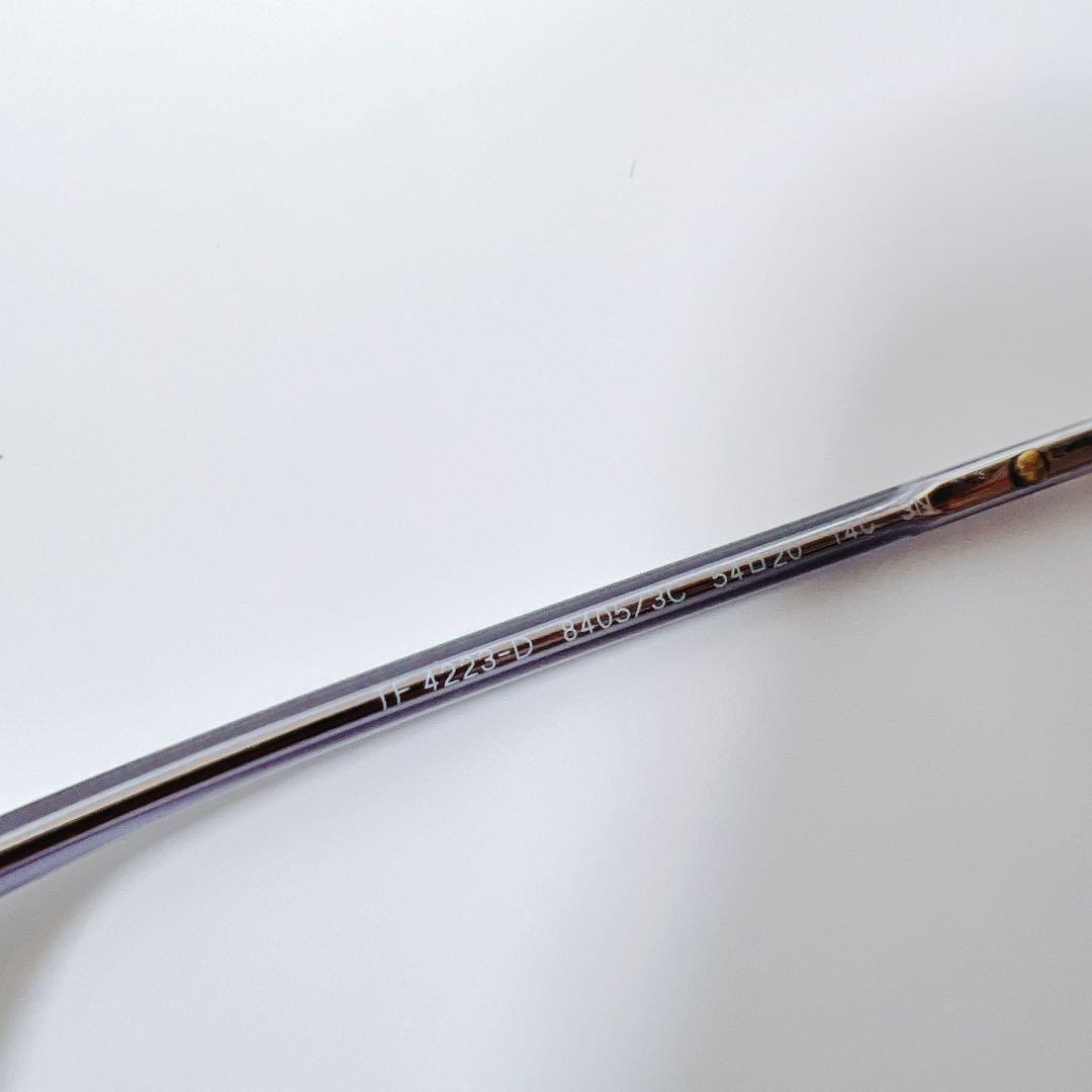 《極美品》ティファニー サングラス TF4223D バイオレット ケース付き