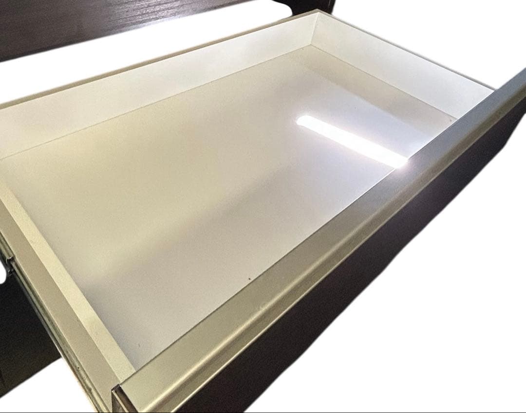 美品！ 松田家具 レンジボード 品名: 1200 ライズレンジ ダーク 送料無料