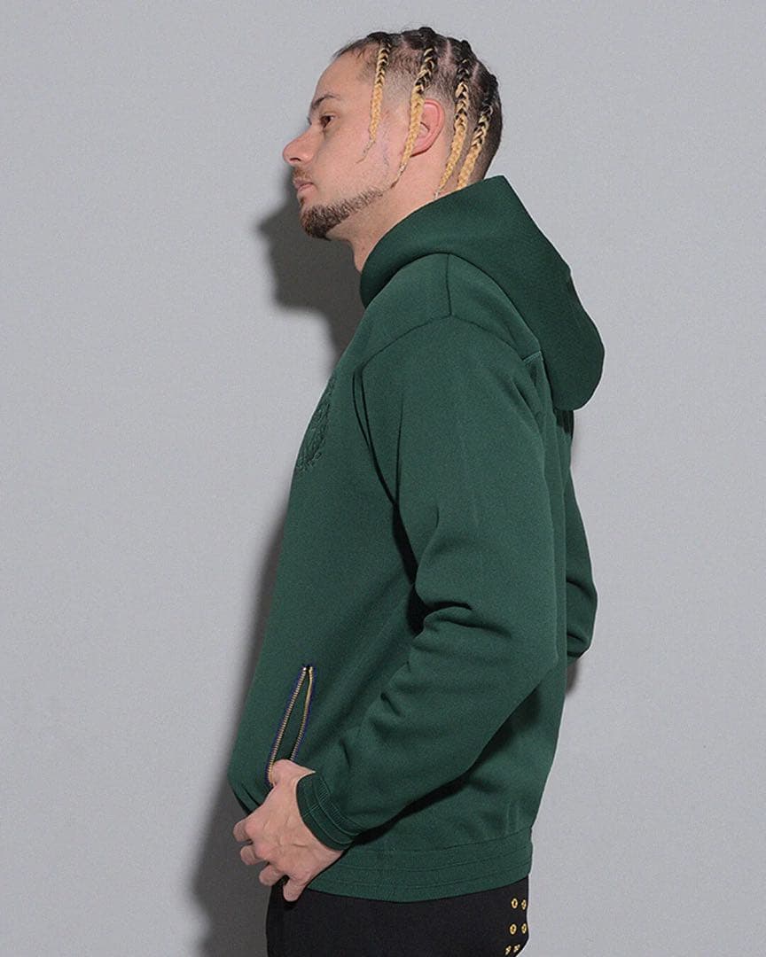 新品 ラッセルノ　RUSSELUNO ジップアップ　ニット　ビッグ　フーディー