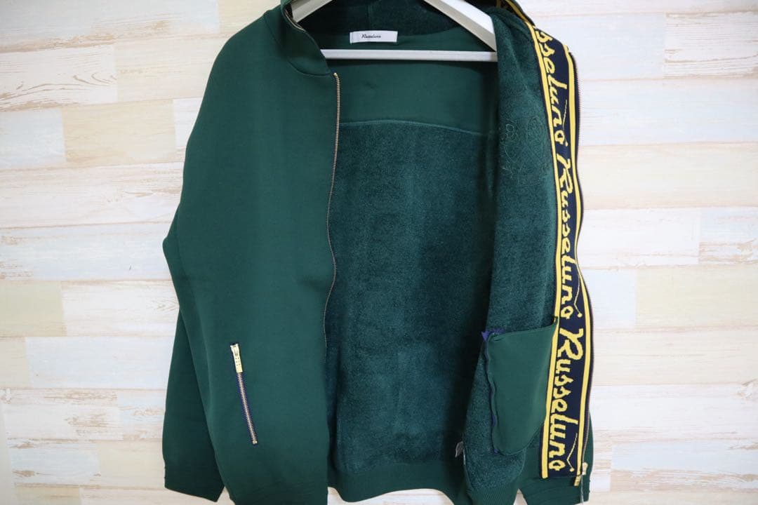 新品 ラッセルノ　RUSSELUNO ジップアップ　ニット　ビッグ　フーディー