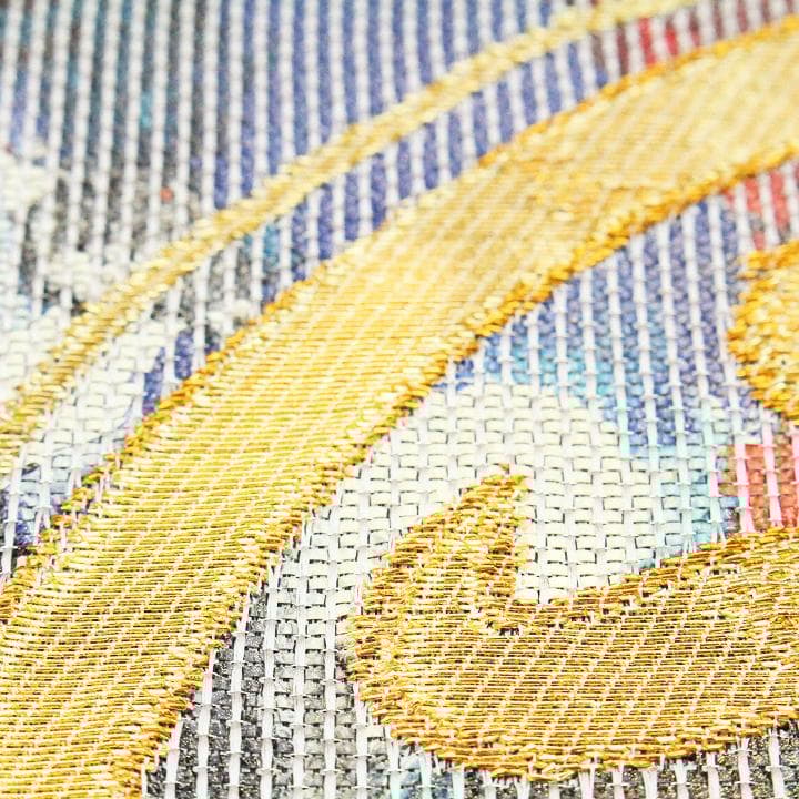 孤高の芸術家【北大路 魯山人】　　代表作【福之字文】　新品の【リバーシブル】袋帯