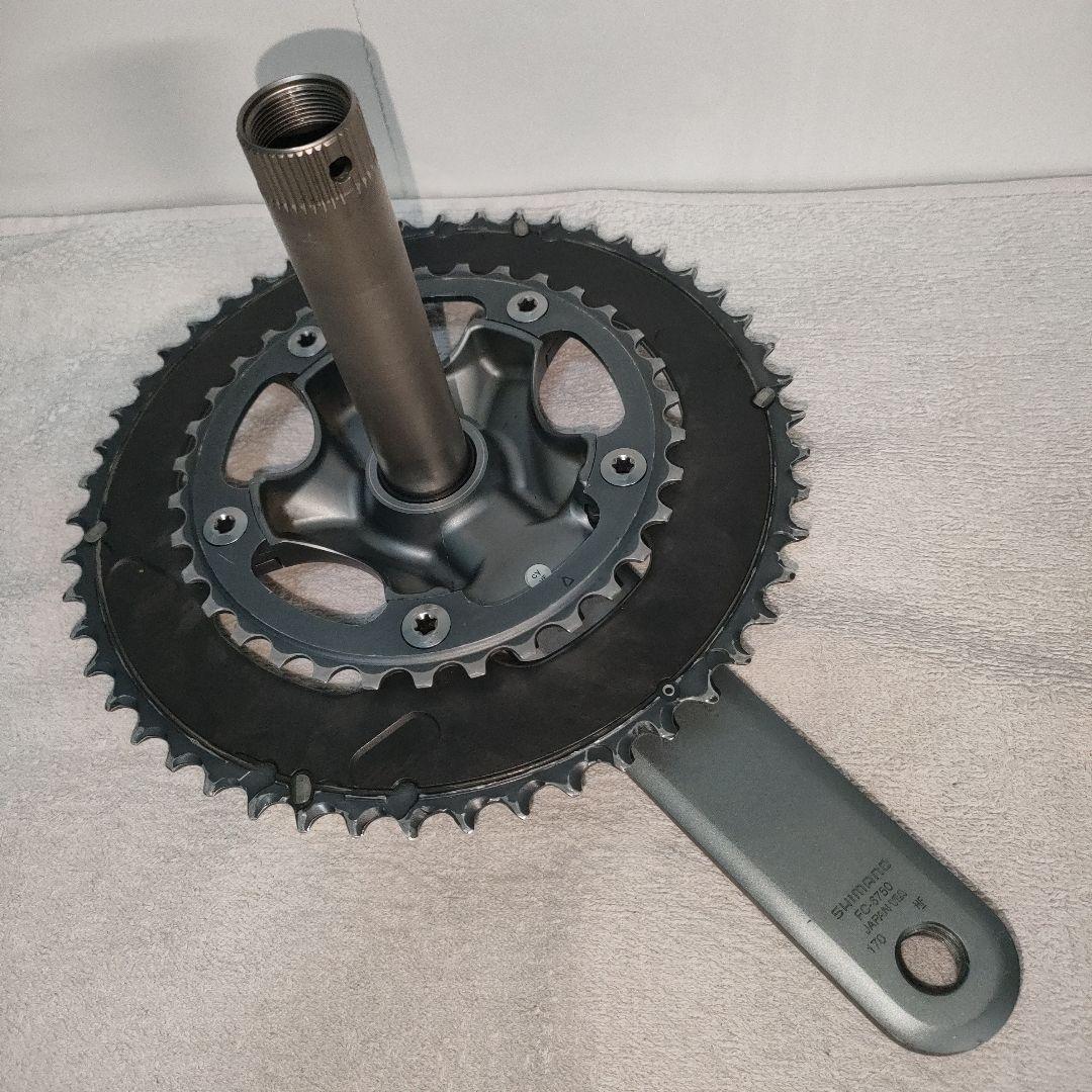 【中古】アルテグラ　FC-6750　170mm　ギヤ50✕34　シマノ