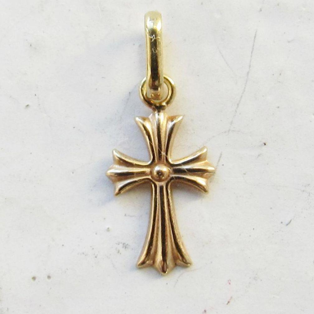 新品 Ｋ18 ネックレス クロス 18K クロストップ ネックレス 十字架