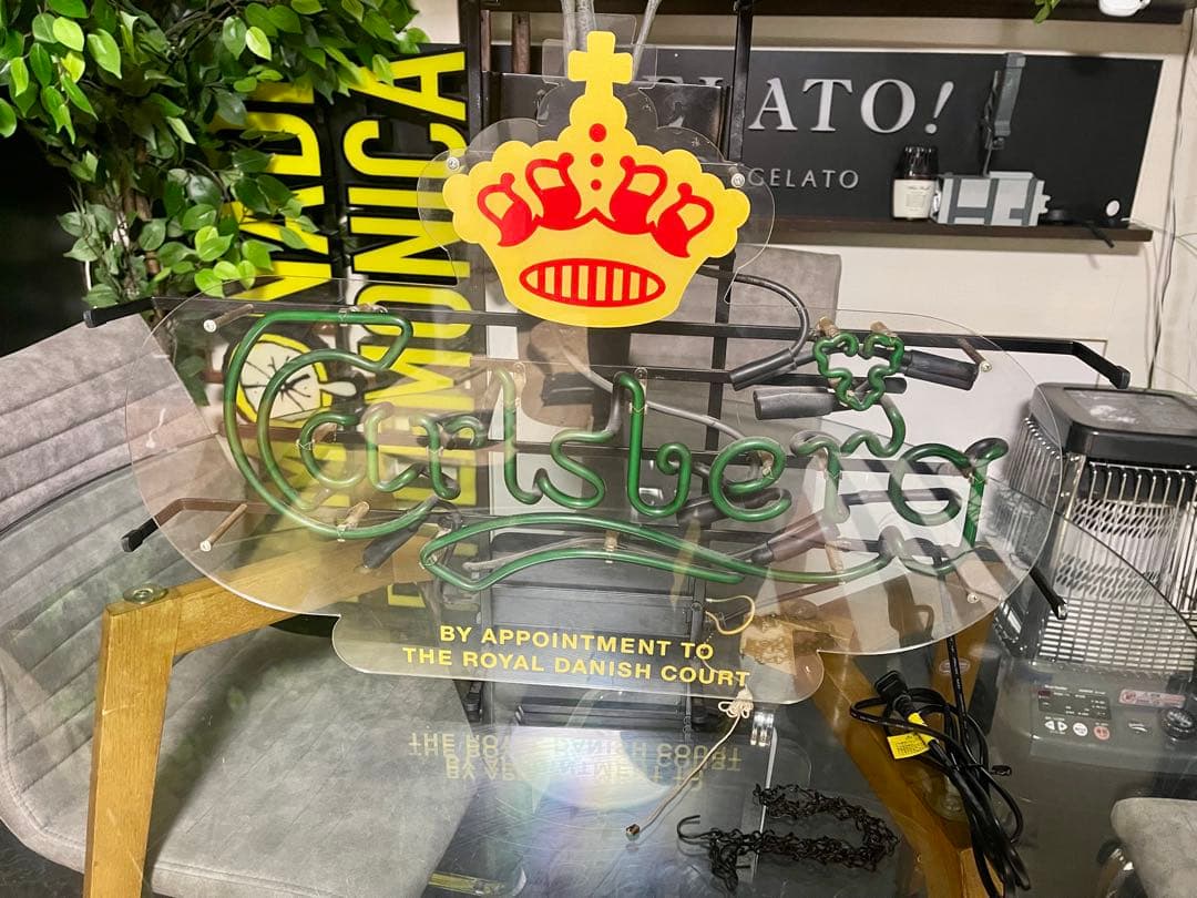 カールスバーグ ネオン菅 お酒 ビール 看板 インテリア ディスプレイ 送料無料