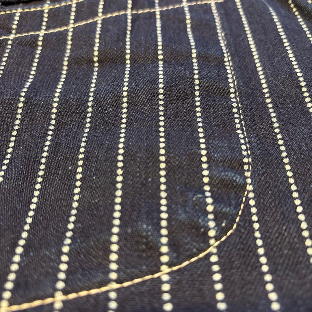 Sugar Cane ストライプデニムベスト