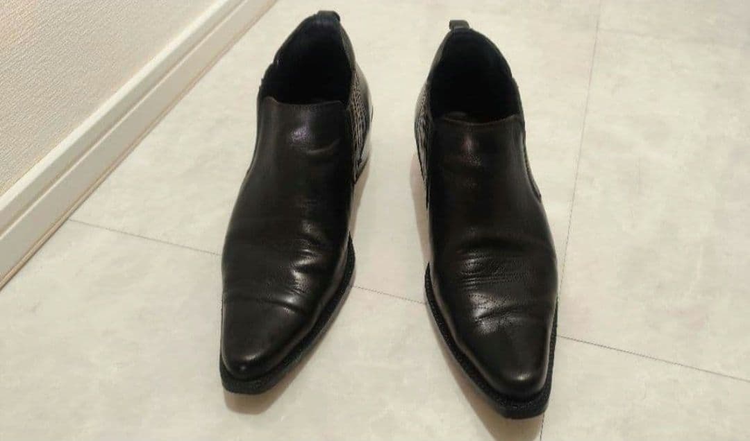 メンズ本革ウエスタンブーツ