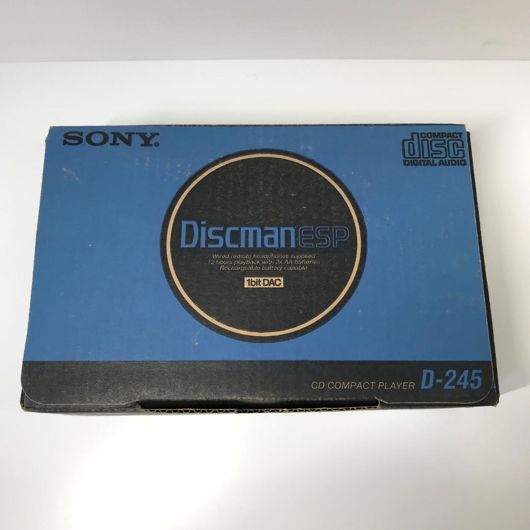【完品/極美品】SONY Discman D-245 ポータブルCDプレーヤー