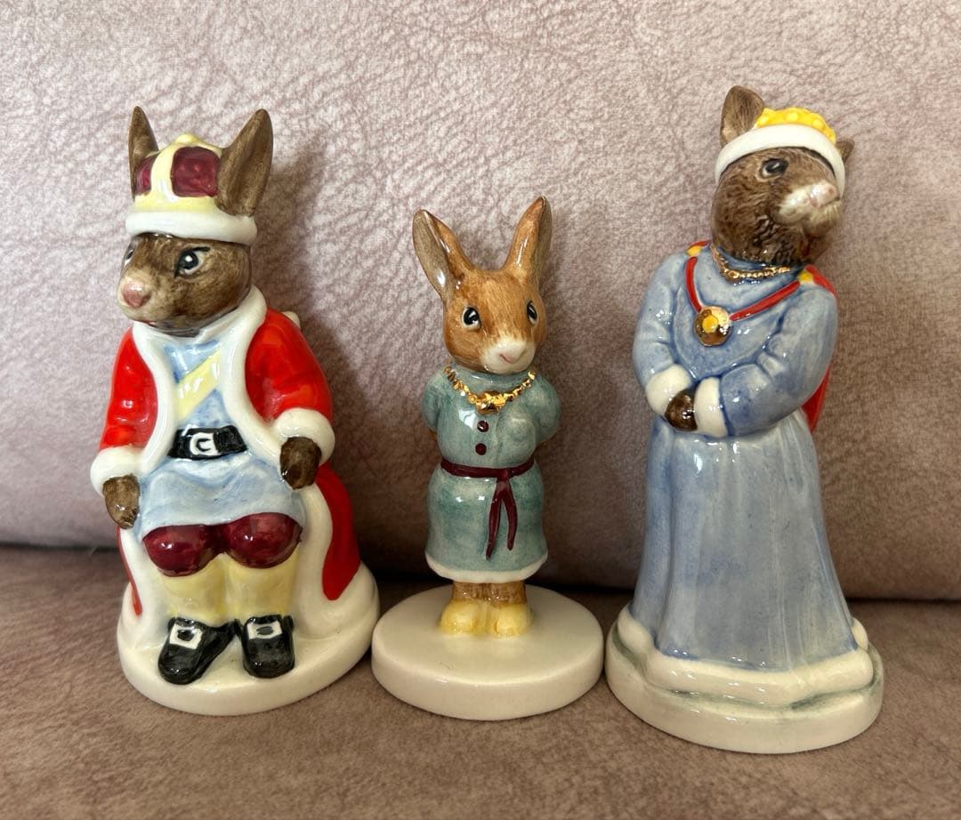 ロイヤルドルトン バニキンズ ロイヤルファミリー セット 陶器