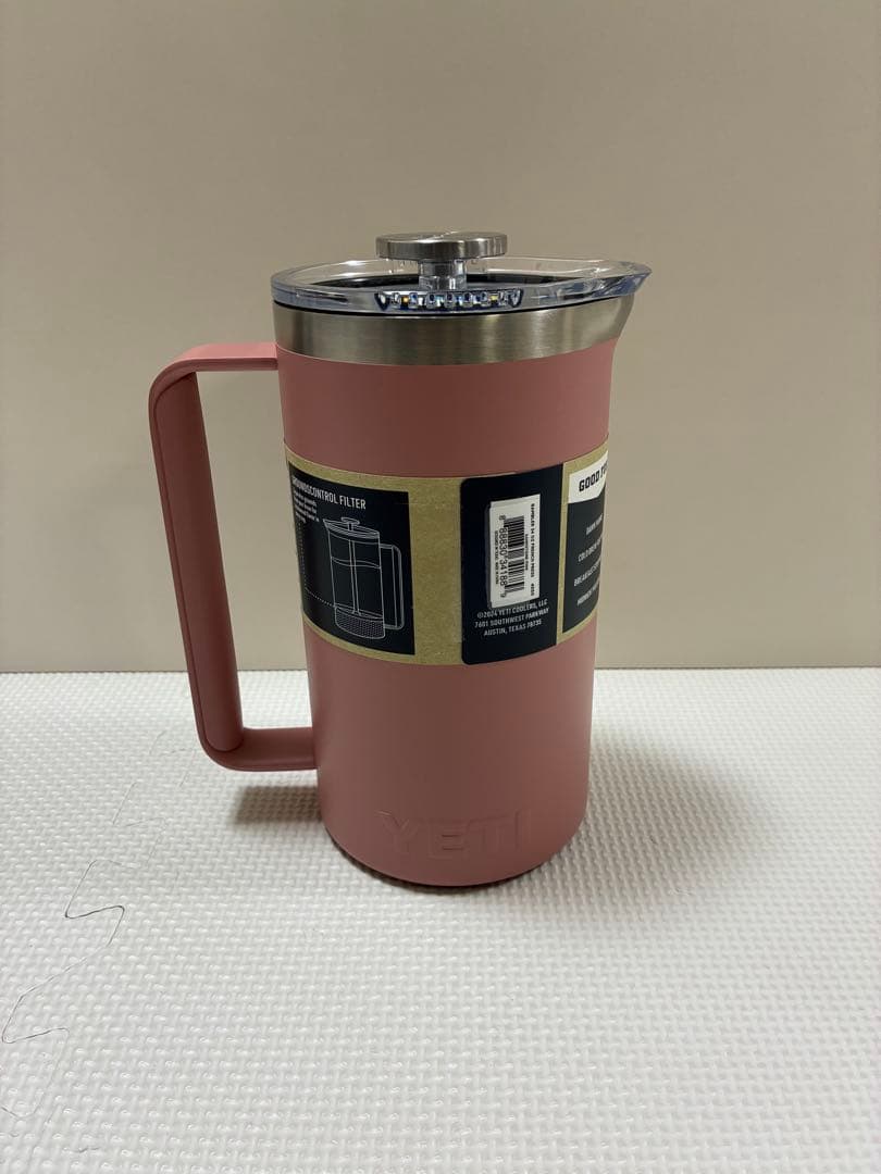 YETI Rambler French Press 34ozサンドストーンピンク
