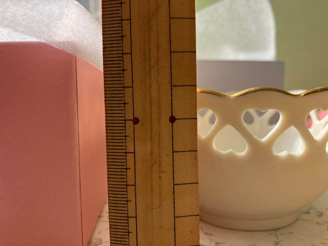 レノックス ビンテージ 金彩 ハート透かし 大小二個セット ギフトボックス入り