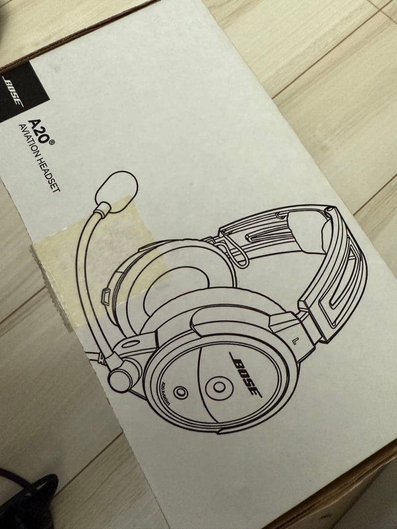 ※にゃん丸 BOSE A20 (新品パッド、変換ケーブル付き)