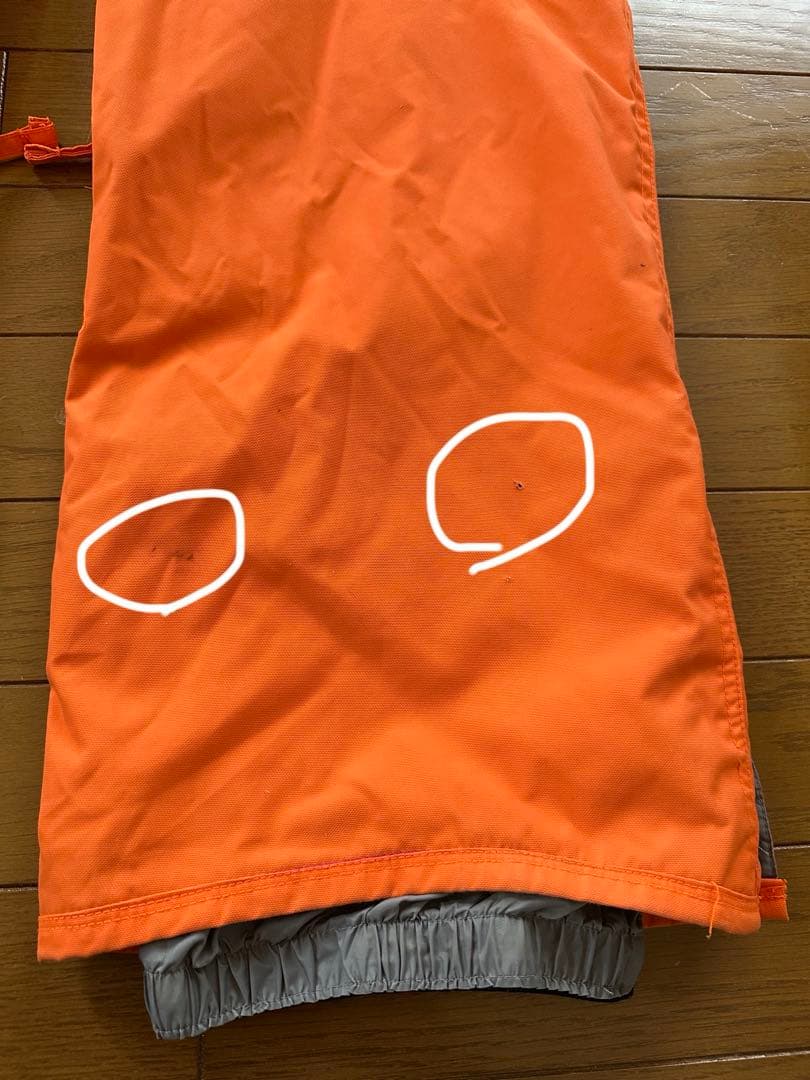 686 FUELメンズ（L）スキーウェア　スノーウェア　上下セット　オレンジ