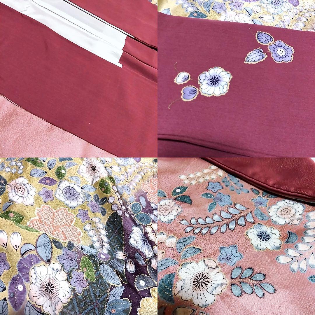 辻ケ花 辻が花 金通し 絞り 辻ヶ花 セット 訪問着 染め分け 袋帯