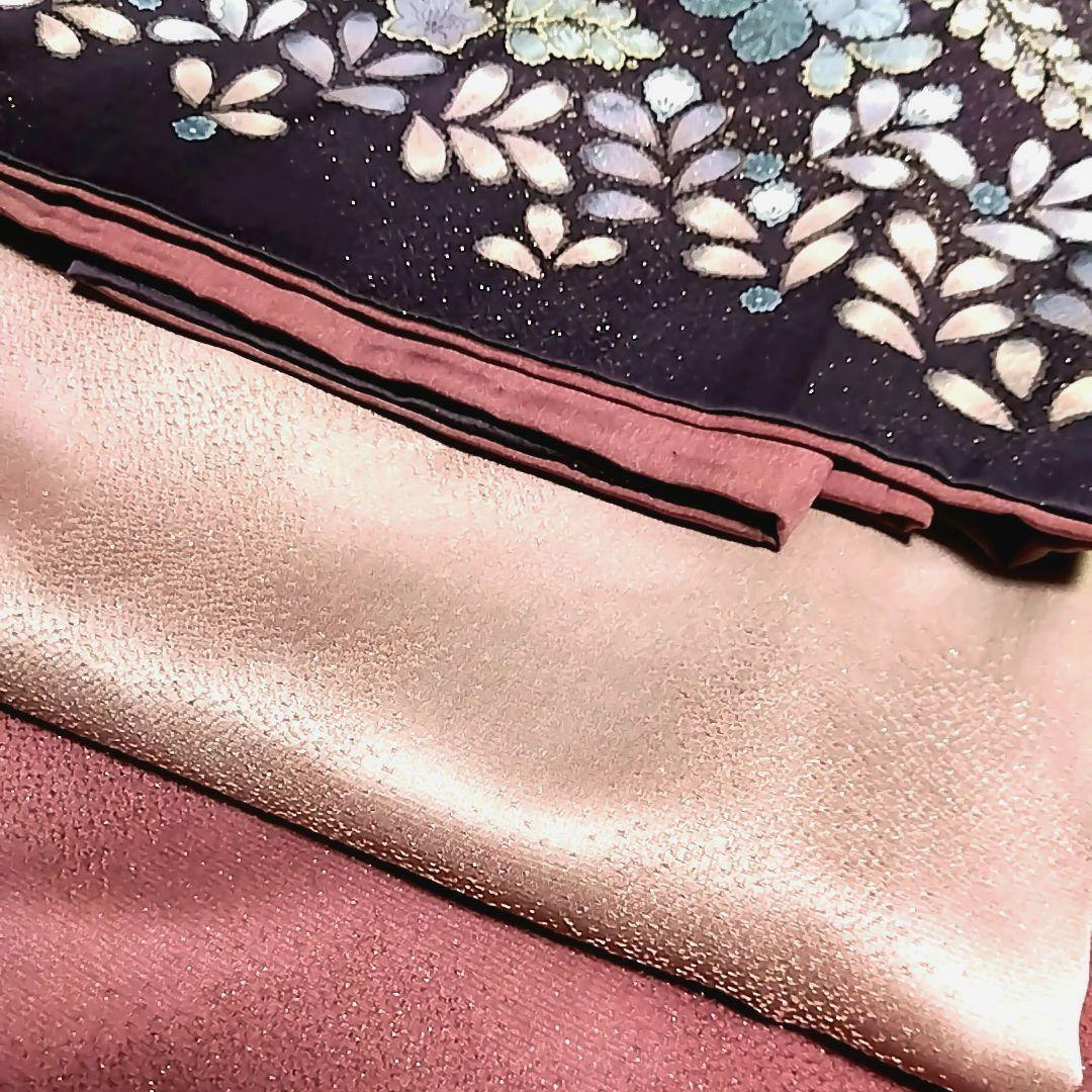 辻ケ花 辻が花 金通し 絞り 辻ヶ花 セット 訪問着 染め分け 袋帯