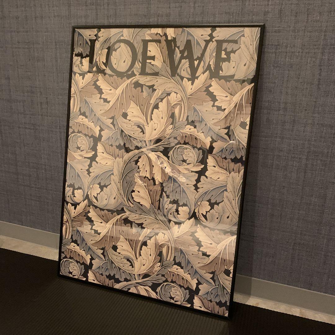 ロエベ ポスターフレームつき　非売品希少柄入手困難！！！