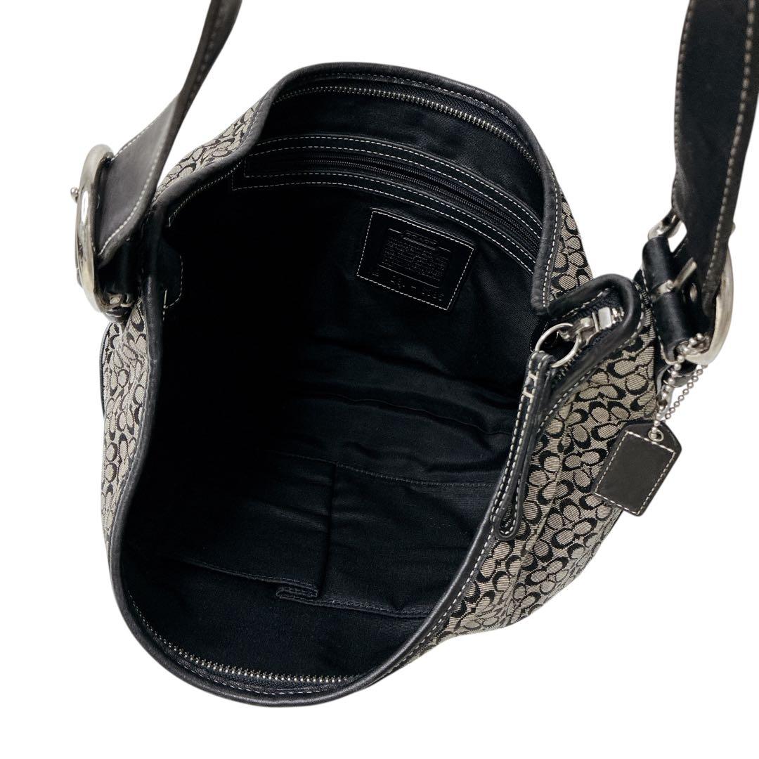 専用❣️COACH 6385 Signature Hobo ワンショルダー 黒