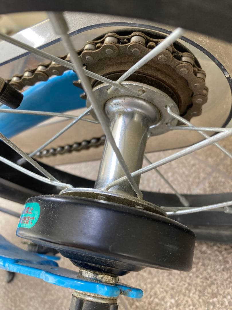 Henshin バイク バランスバイク　青　水色