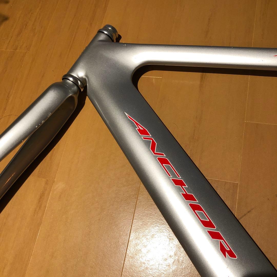 ANCHOR phr7 ピスト 競輪　シルバーフレーム