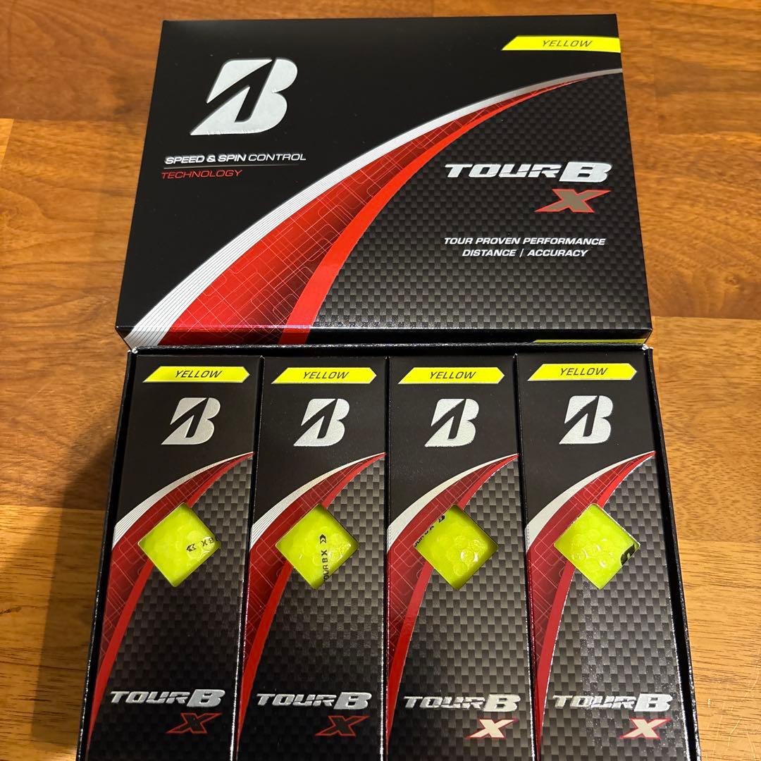 ブリヂストン TOUR B X ゴルフボール イエロー5ケース