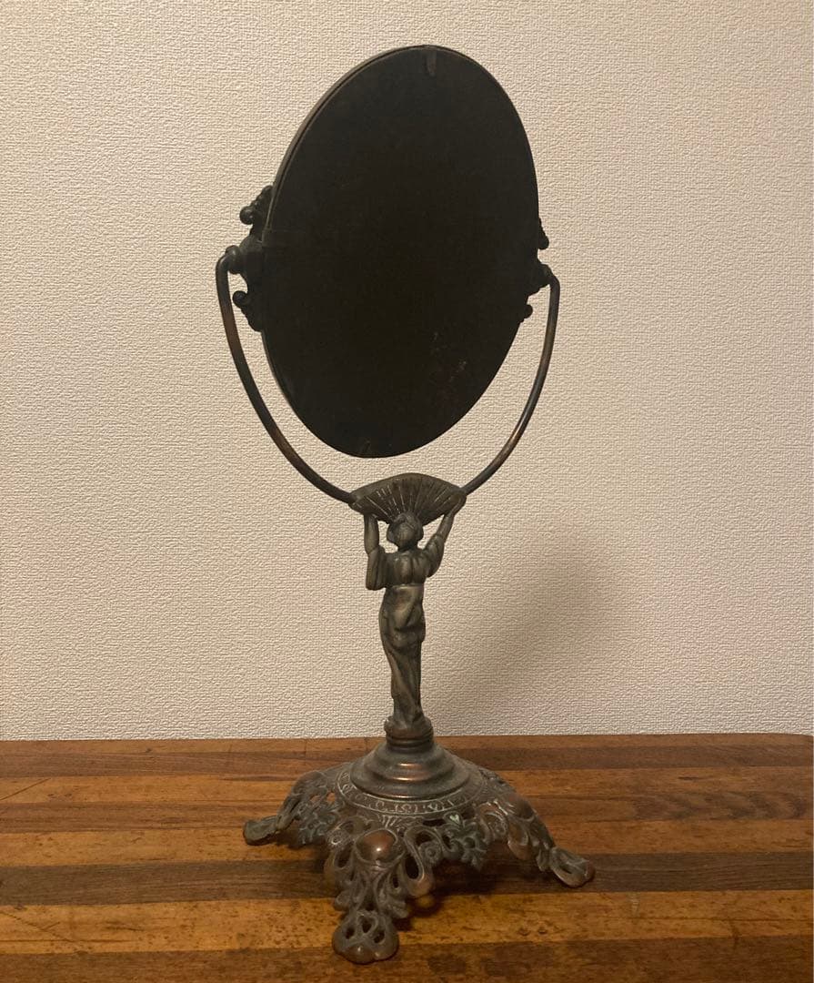 10s-20s antique ジャパンカラー 鏡　アンティーク