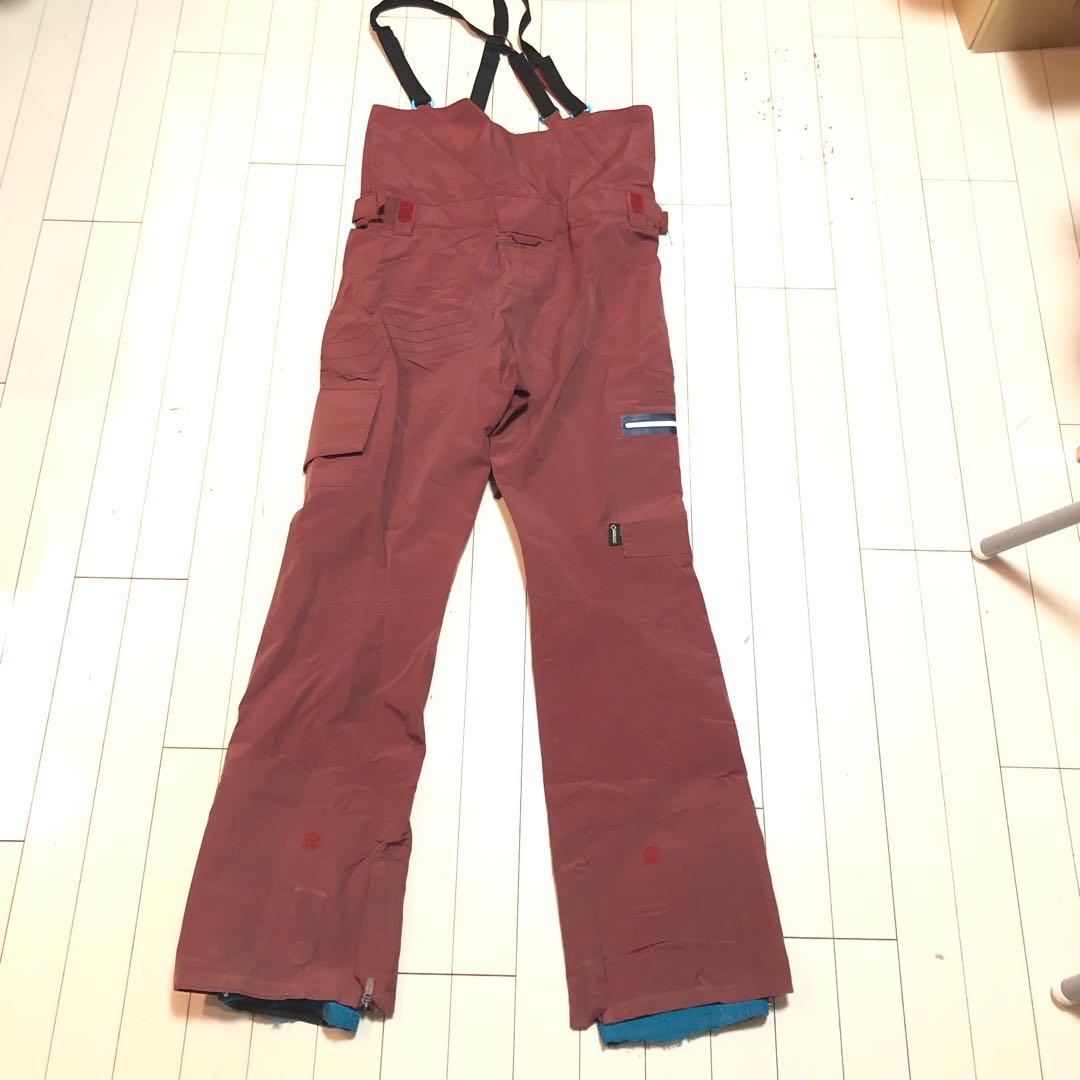 rew スノーボード gore-tex 3Lビブパンツ M ゴアテックス
