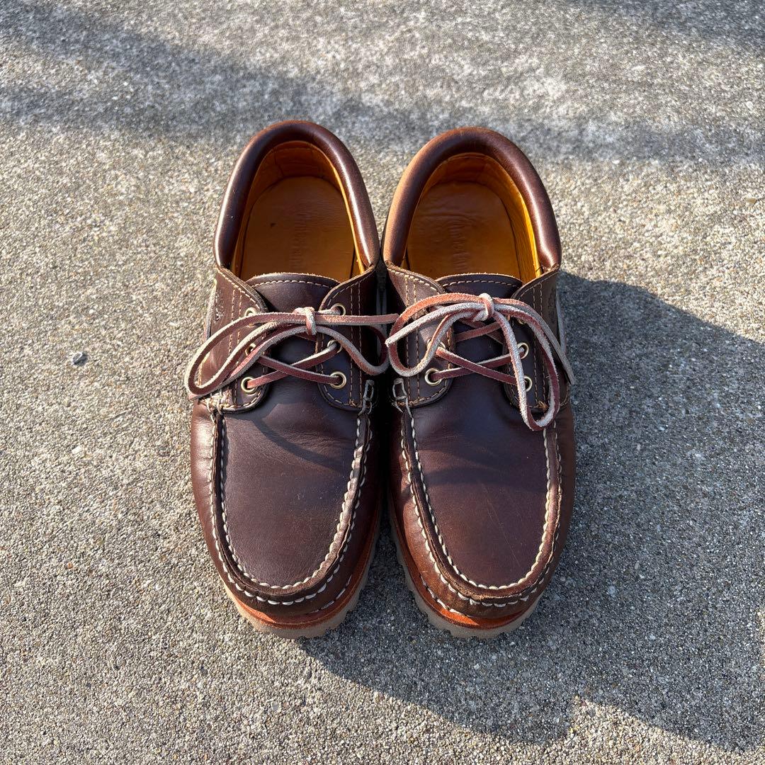 靴 Timberland 3eye 25.5cm dark brown