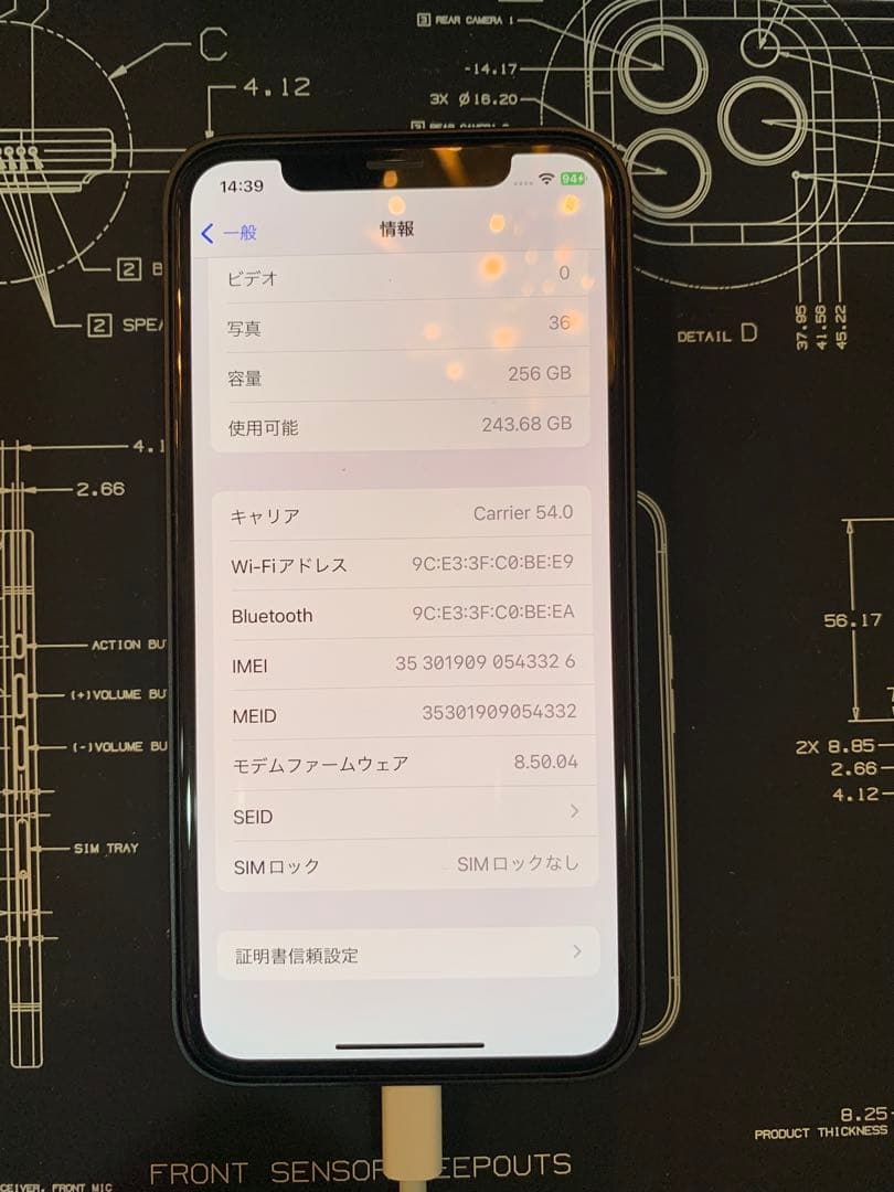 【カスタム品】Apple iPhone X (iPhone16風)256GB