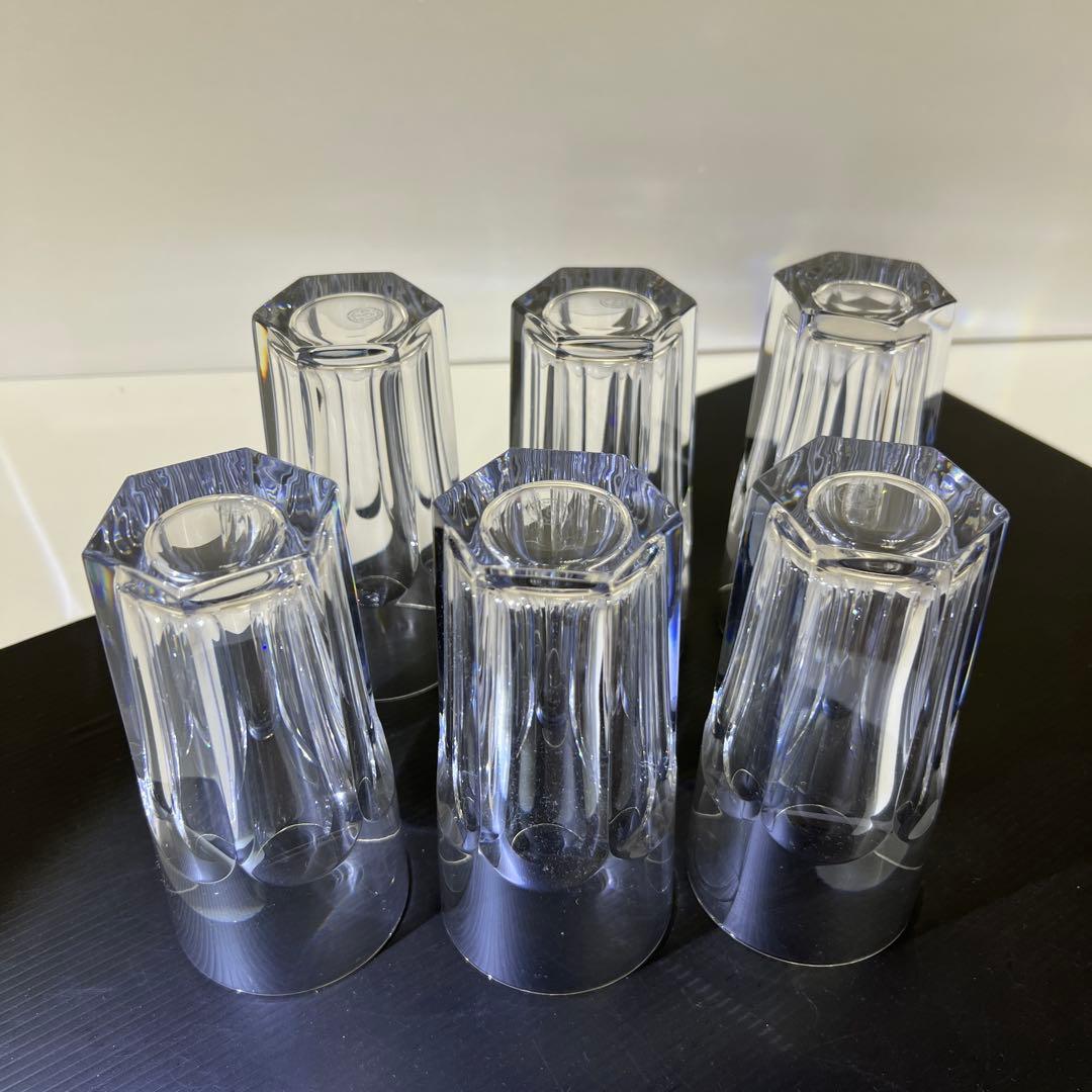 ☆洋3 バカラ　アルクールハイボールグラス6客　高さ14㎝ 東Y7-1020⑤