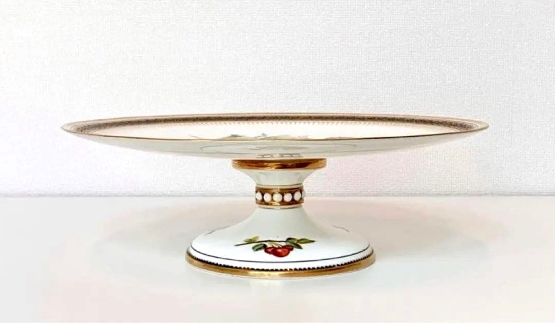 極上品◾️イギリスアンティーク ヴィクトリア時代 脚付きコンポート ケーキスタンド