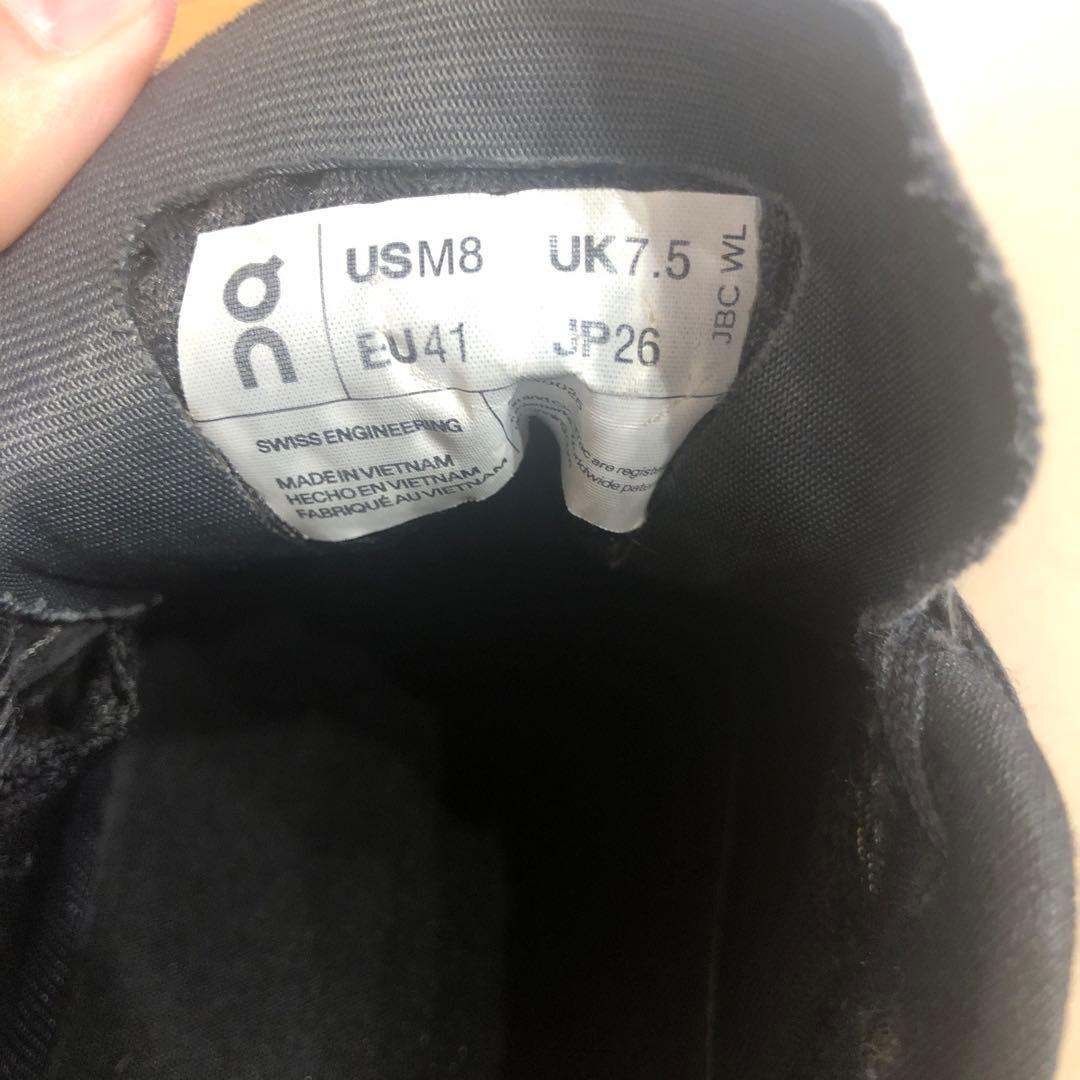 On Cloudmonster オールブラック26.0センチ