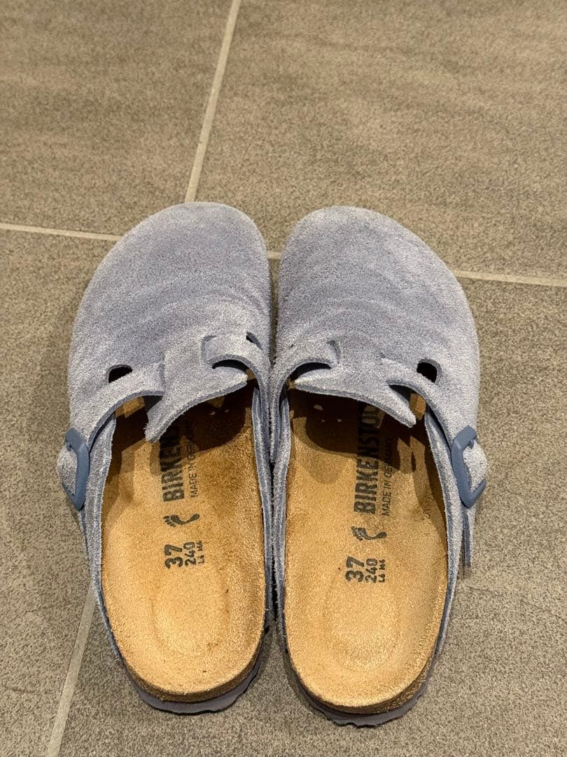 Birkenstock ライトブルー 水色 ボストン 37