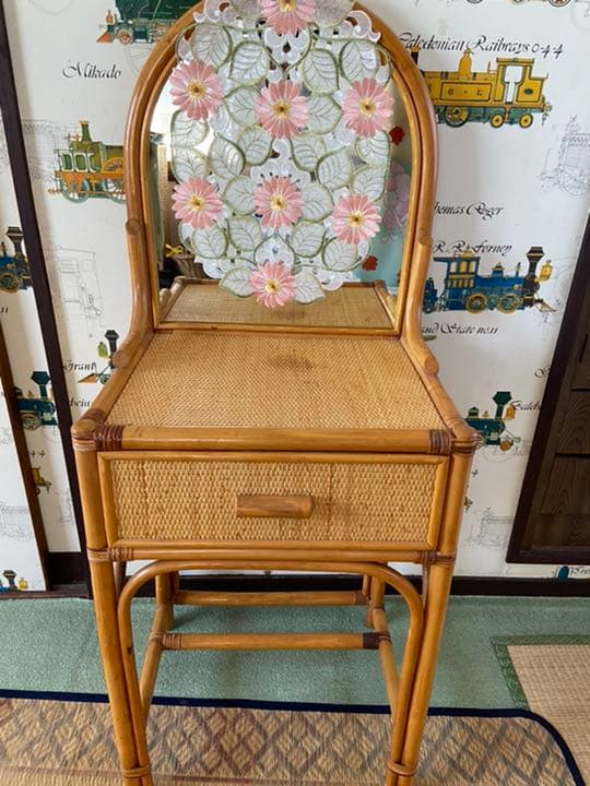 籐　ラタンドレッサー（椅子なし）　美品　最終セール❣️