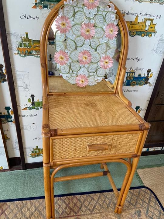 籐　ラタンドレッサー（椅子なし）　美品　最終セール❣️