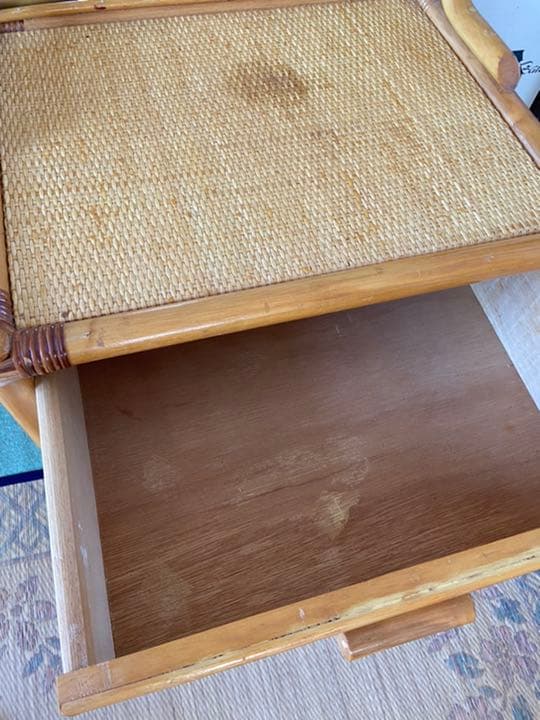 籐　ラタンドレッサー（椅子なし）　美品　最終セール❣️