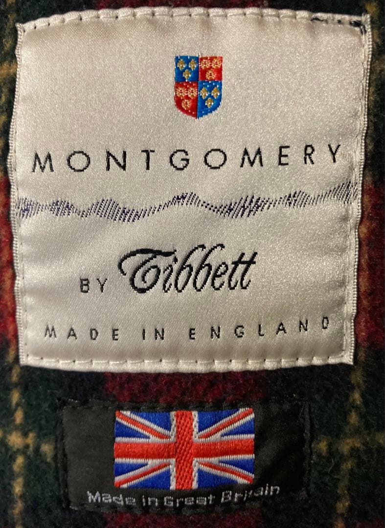 MONTGOMERY モンゴメリーネイビー ダッフルコート Lメンズ　英国製
