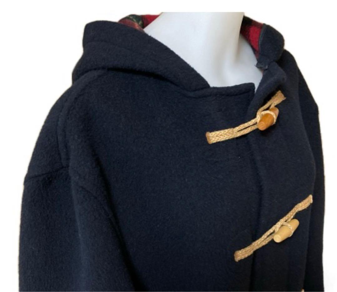 MONTGOMERY モンゴメリーネイビー ダッフルコート Lメンズ　英国製