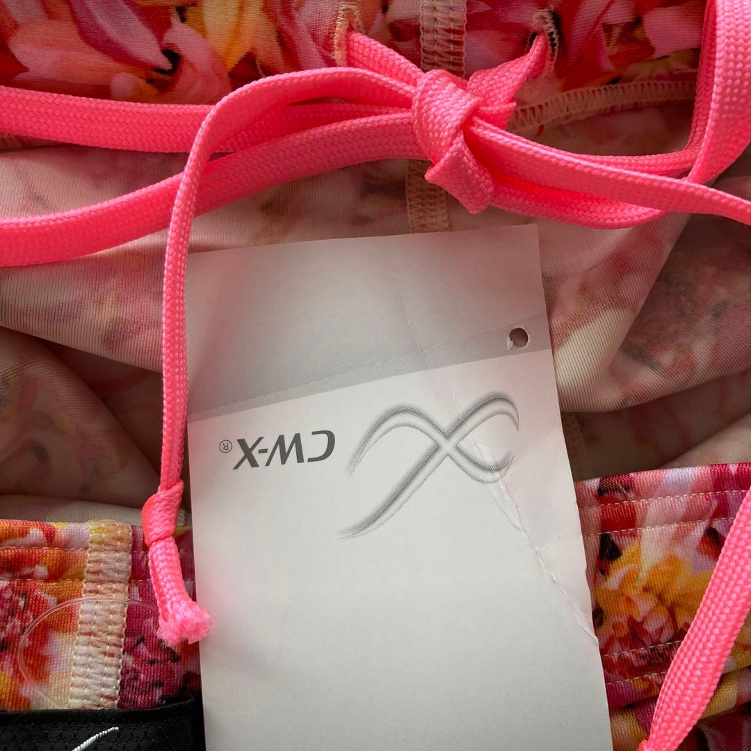 ★CW-X CWX★シーダブリューエックス スパッツ ピンク フラワー 花 ヨガ