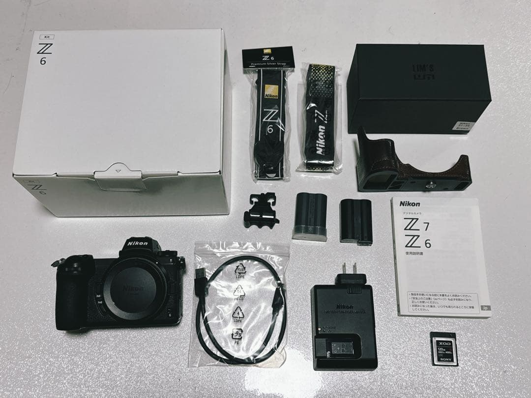 Nikon Z 6 ボディ+本革グリップ+XQD120GB ミラーレス一眼カメラ