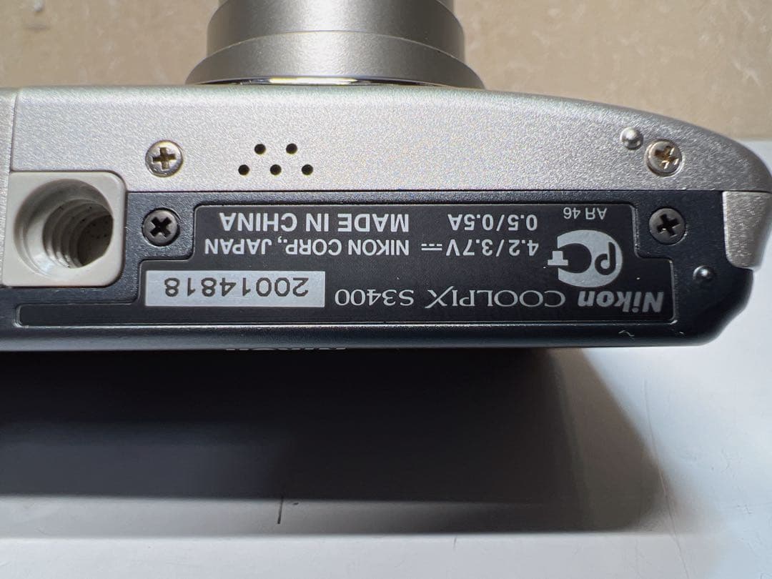 Nikon COOLPIX S3400 シルバー コンパクトデジタルカメラ