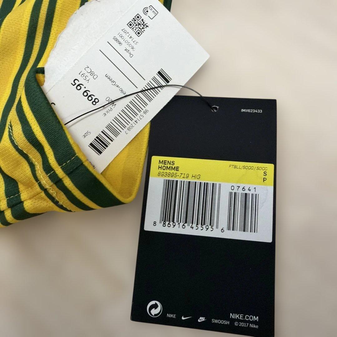 【レア】南アフリカサッカー代表 2018 ホームユニホーム 上下 海外Sサイズ