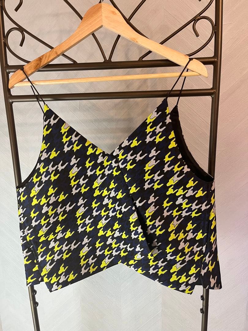 トップス UN3D. CHIDORI JACQUARD CAMISOLE.