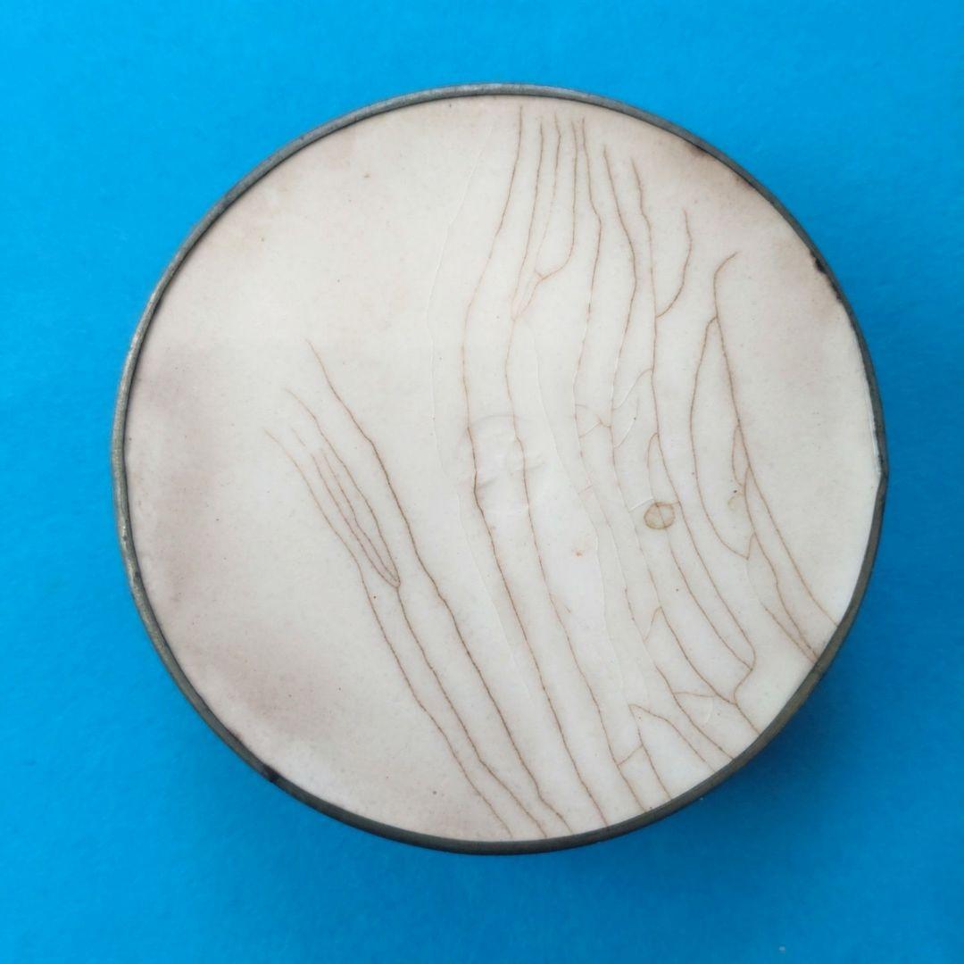 大正〜昭和初期　ガラスコースター　マジョリカタイル　アンティーク　5個セット